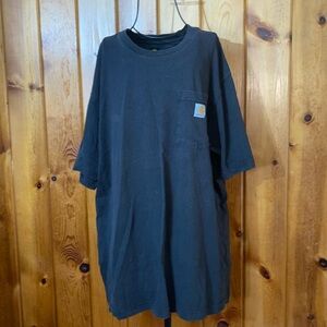 Carhartt original fit black men’s T-shirt men’s outdoor work shirts size large​